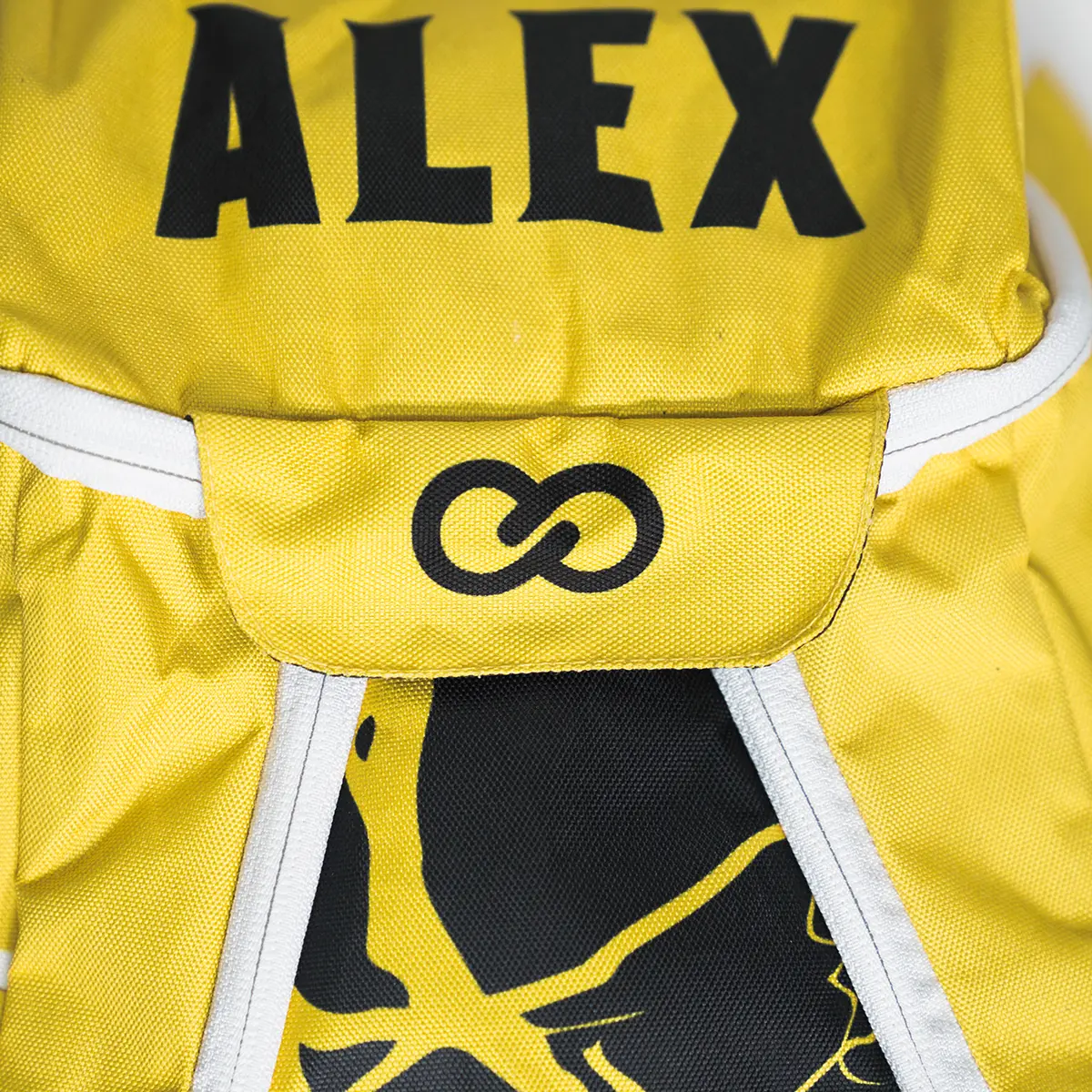 Wooter Custom Basketball Backpacks- ALex - yellow and black design |Wooter Apparel