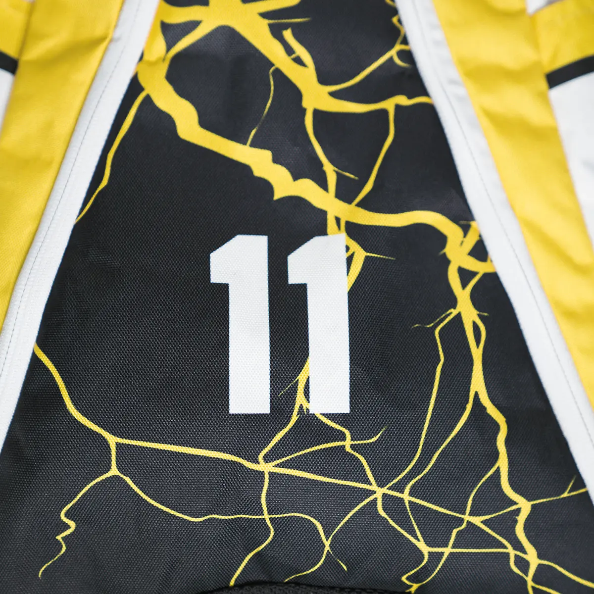 Wooter Custom Basketball Backpacks- ALex - yellow and black design |Wooter Apparel